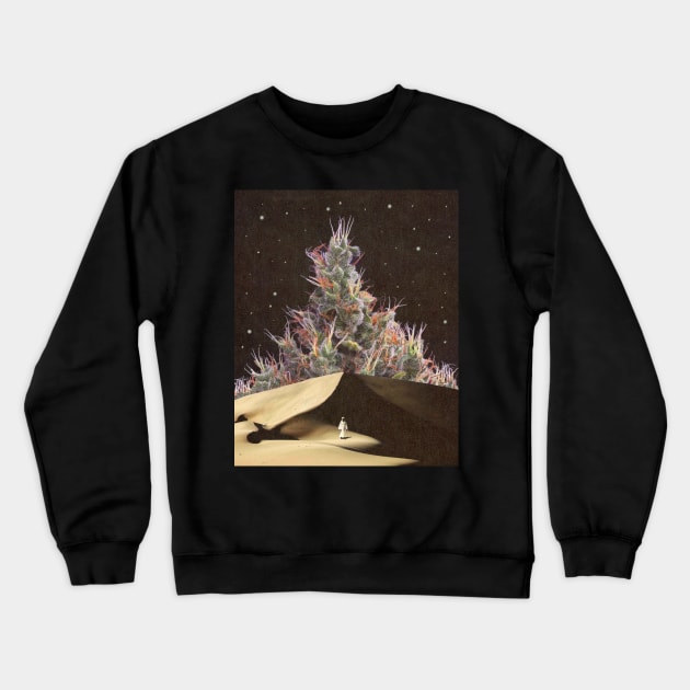 Marijuana oasis Crewneck Sweatshirt by kushu